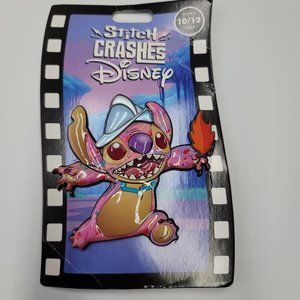 Stitch Jumbo Pin Crashes Disney Pocahontas Limited Release Trading Collection